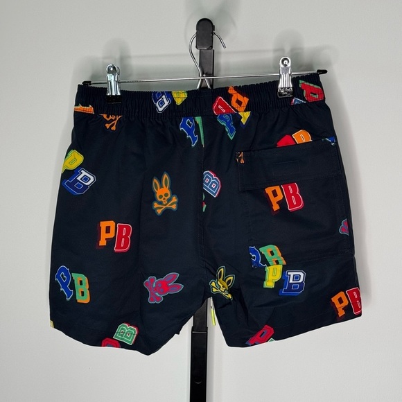 Psycho Bunny Multicolor Swim Trunks - Picture 4 of 6